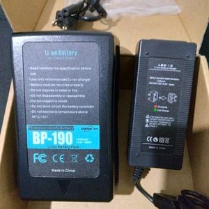 Camcorder battery and charger